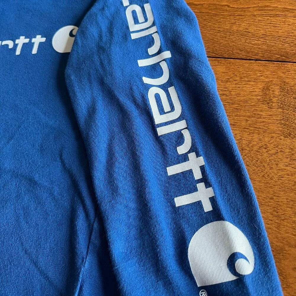 Carhartt blue hooded